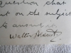 Original Signature, Sir Walter Besant
