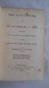 The Sunny South; or, the Southerner at Home, 1860, for sale
