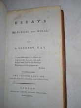 George Gregory Essays, 1788, including two essays on slavery