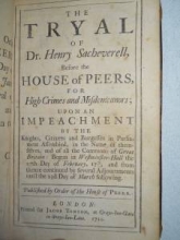 Trial of Sacheverell, 1710