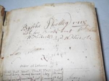Bysshe Shelley Inscription